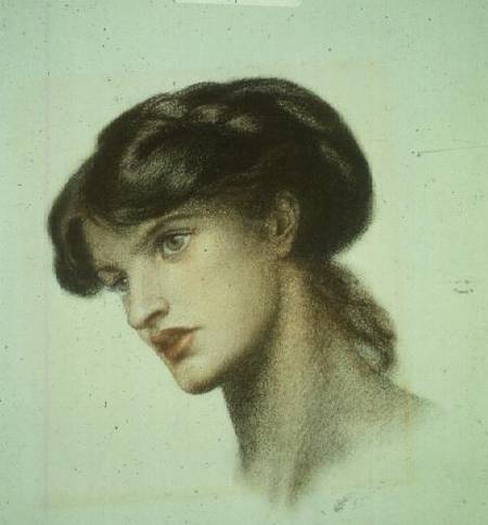 Portrait of Mrs. Stillman von Dante Gabriel Rossetti