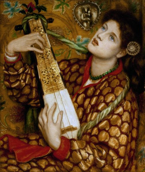 Rossetti / Christmas Carol / 1867 von Dante Gabriel Rossetti