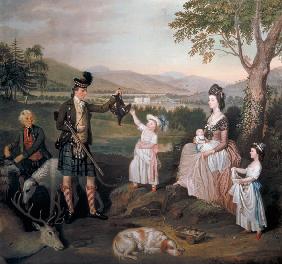 John, the 4th Duke of Atholl and his family 1780