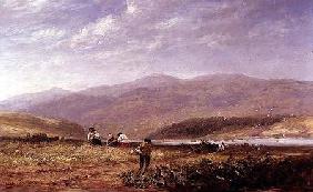 Haymakers in a Welsh Landscape 1852
