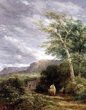 Welsh Landscape with a Watermill