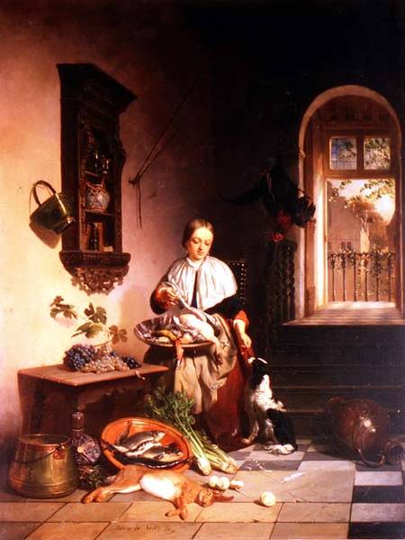 In The Kitchen von David Emil Joseph de Noter