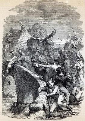 Election Riot at Hawick, 1837, illustration from ''Cassell''s Illustrated History of England'', publ