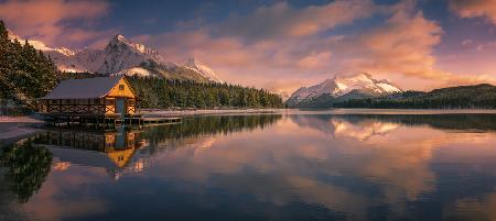 Maligne Lake,Kanada