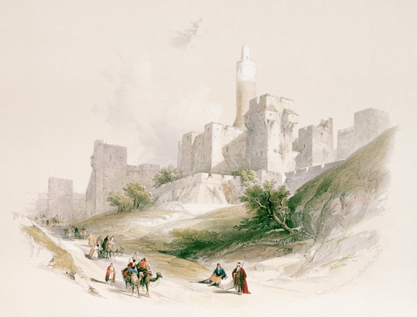 Jerusalem, Davidsturm von David Roberts