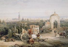 Seville from the Cruz del Campo, 1835 (w/c and gouache over pencil on paper) 15th