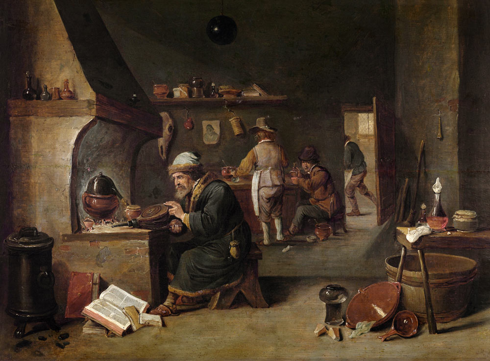 Der Alchemist von David Teniers