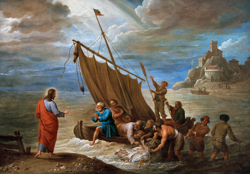 Der wunderbare Fischzug von David Teniers