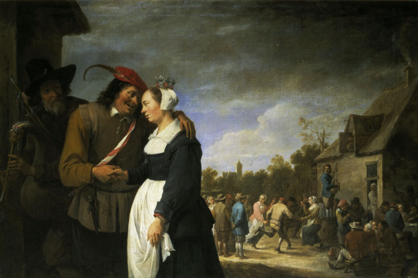 David Teniers, Jr., Peasant Wedding. von David Teniers