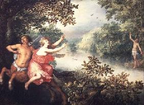 Hercules, Deianeira and the centaur Nessus 1612