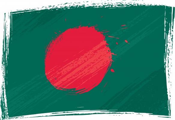 Grunge Bangladesh flag von Dawid Krupa