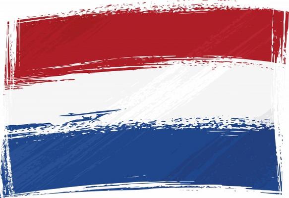 Grunge Netherlands flag von Dawid Krupa