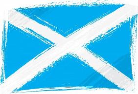 Grunge Scotland flag