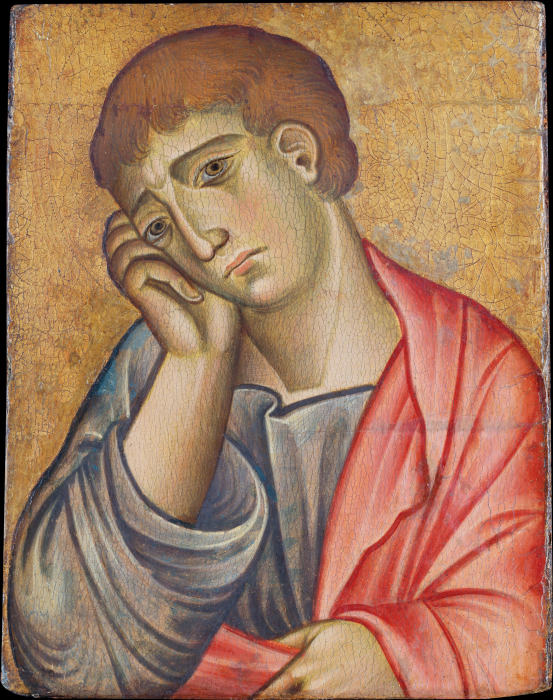 Trauernder Evangelist Johannes von Deodato Orlandi
