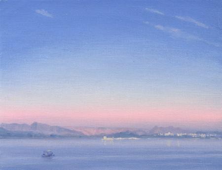 Dawn over Lake Piccola