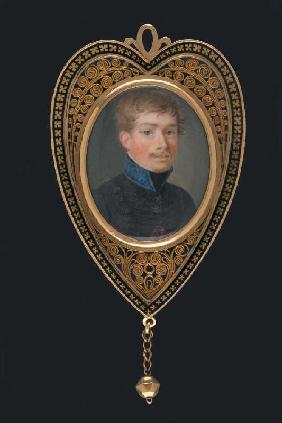 Junger Mann in Husarenuniform Um 1810-20