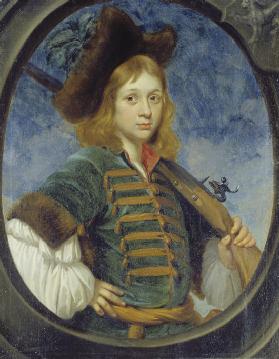 Bildnis eines Jungen im Jagdkostüm