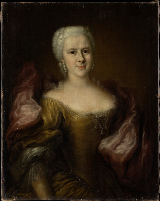 Bildnis der Eleonore Ernestine von Ponikau, geb. von Holzhausen (1723-1746) von Deutscher Meister um 1740/1750