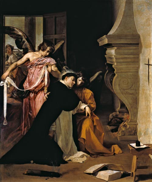 Temptation of St.Thomas Aquinas von Diego Rodriguez de Silva y Velázquez