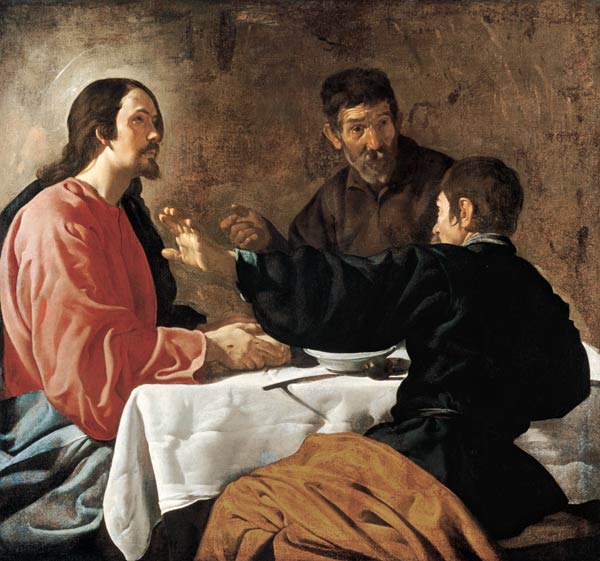 Supper at Emmaus von Diego Rodriguez de Silva y Velázquez