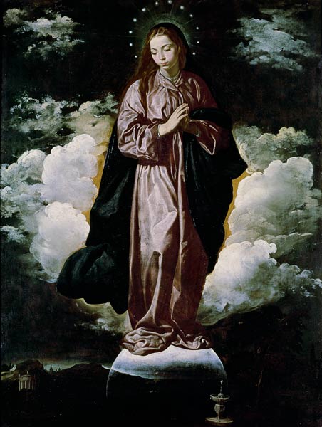 The Immaculate Conception von Diego Rodriguez de Silva y Velázquez