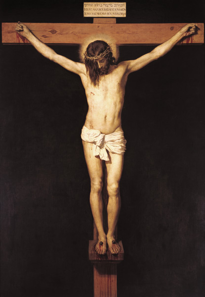 Christus am Kreuz (Christus von San Placido) von Diego Rodriguez de Silva y Velázquez