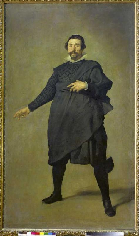 Der Hofnarr Pablo de Valladolid. von Diego Rodriguez de Silva y Velázquez