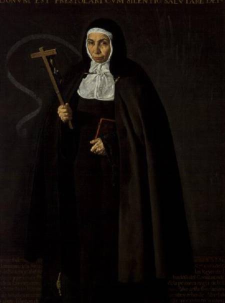 Madre Maria Jeronima de la Fuente von Diego Rodriguez de Silva y Velázquez
