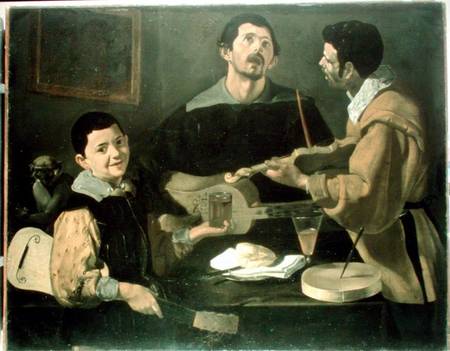 Three Musicians von Diego Rodriguez de Silva y Velázquez