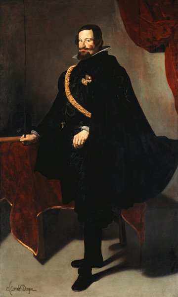 Olivares / Portrait / Velázquez von Diego Rodriguez de Silva y Velázquez