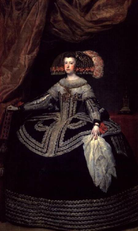 Queen Mariana (1634-96) of Austria von Diego Rodriguez de Silva y Velázquez
