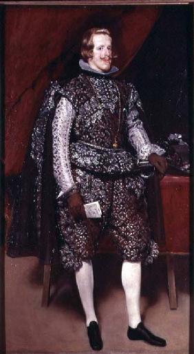 Philip IV of Spain in Brown and Silver c.1631-2