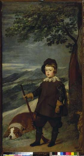 Prinz Balthasar Carlos als Jäger um 1635