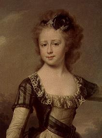 Bildnis der Großfürstin Maria Pawlowna. von Dimitrij Grigorjewitsch Lewizkij