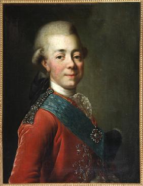 Porträt des Großfürsten Pawel Petrowitsch (1754-1801)