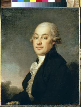 Porträt des Malers Iwan Hauff (?-1810)