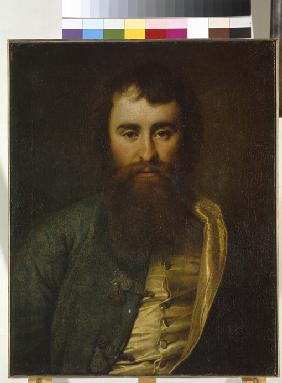 Porträt von Andrei Iwanowitsch Borisow 1788
