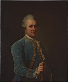 Porträt von Diplomat und Reformator Jacob Johann Graf von Sievers (1731-1808) 1779
