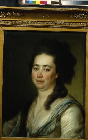 Porträt von Ekaterina Andreiewna Bakunina 1782