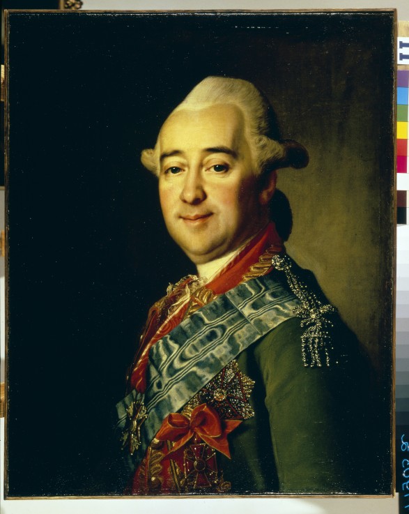 Porträt von General Michail Kretschetnikow (1729-1793) von Dimitrij Grigorjewitsch Lewizkij