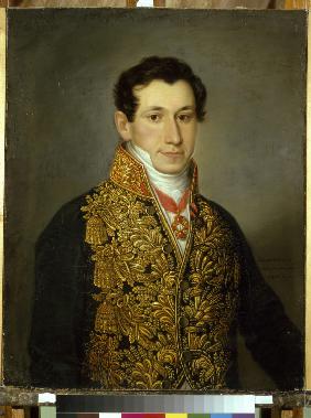 Porträt von Grigori Mitusow (1795-1871) 1826