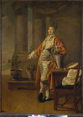 Porträt von Prokofi Akinfiewitsch Demidov (1710–1786) 1773