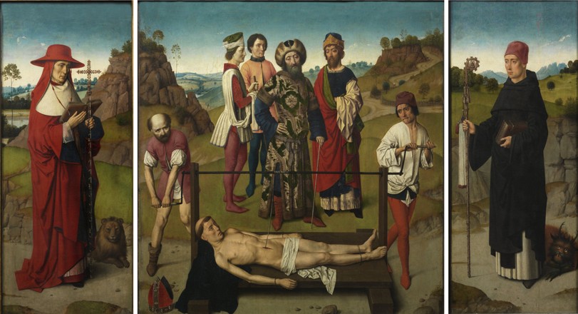 Martyrium des Heiligen Erasmus (Triptychon) von Dirck Bouts