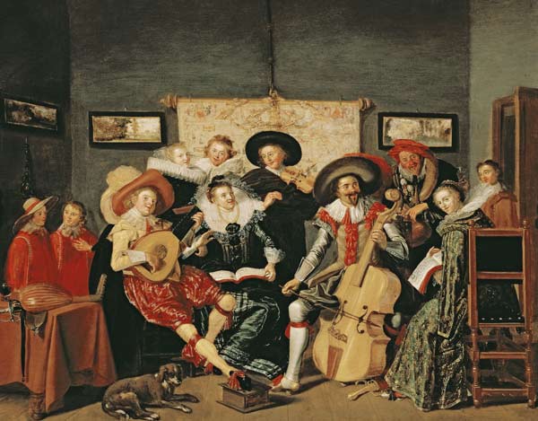A Musical Party von Dirck Hals
