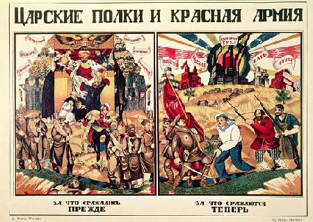 What People used to Fight for, and What People Fight for Now, from The Russian Revolutionary Poster  1925