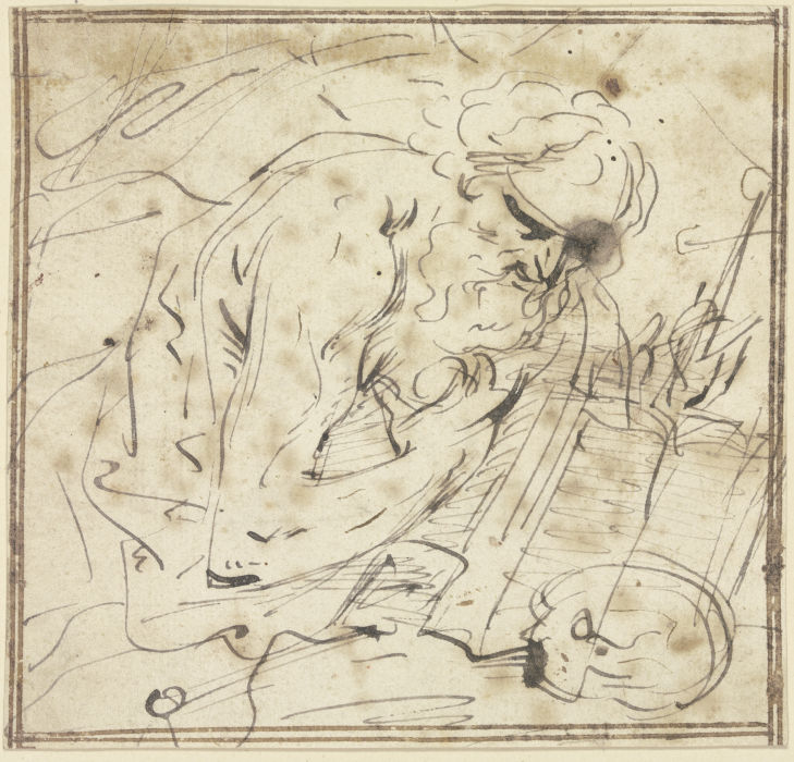 Büßender Heiliger Hieronymus von Domenichino (eigentl. Domenico Zampieri)