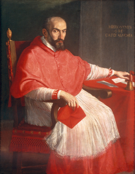 Domenichino / Cardinal Agucchi / 1605 von Domenichino (eigentl. Domenico Zampieri)