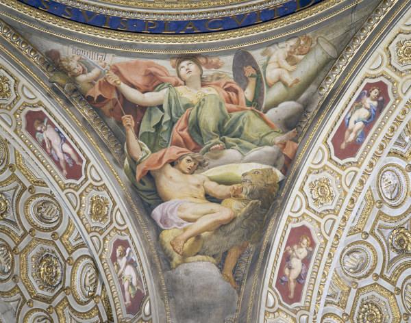 Domenichino / Fortitude / Fresco / 1630 von Domenichino (eigentl. Domenico Zampieri)