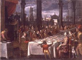 Wedding banquet of Grand Duke Ferdinand I of Tuscany (1549-1600) 1590