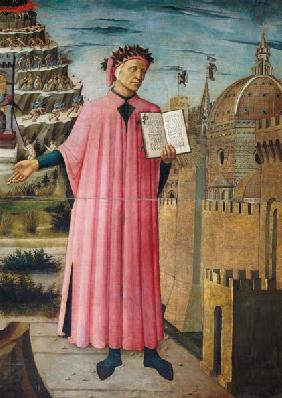Dante reading from the 'Divine Comedy' (detail) 1465
